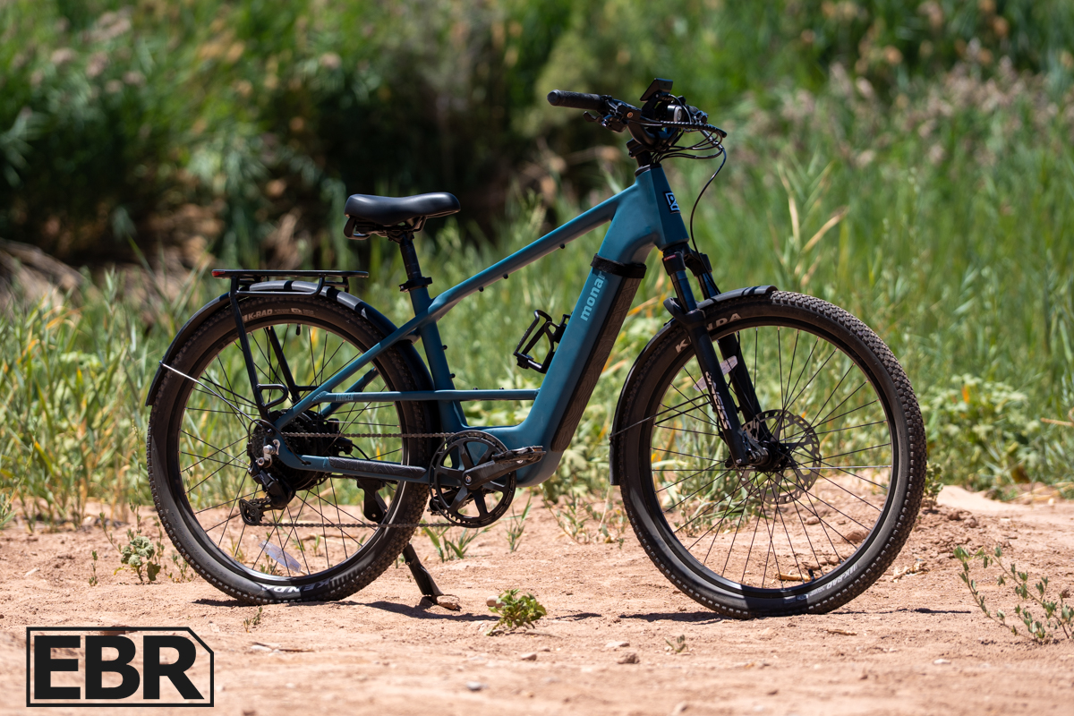 Monarc Tracer HS electric bike hero shot side profile view