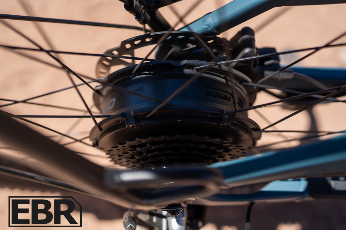 Monarc Tracer HS hub motor close-up detail shot