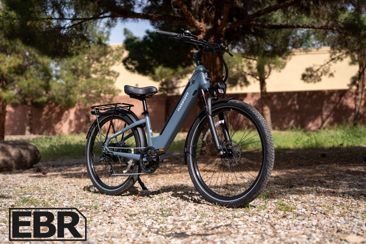 Puckipuppy Poodle electric bike hero shot side profile view