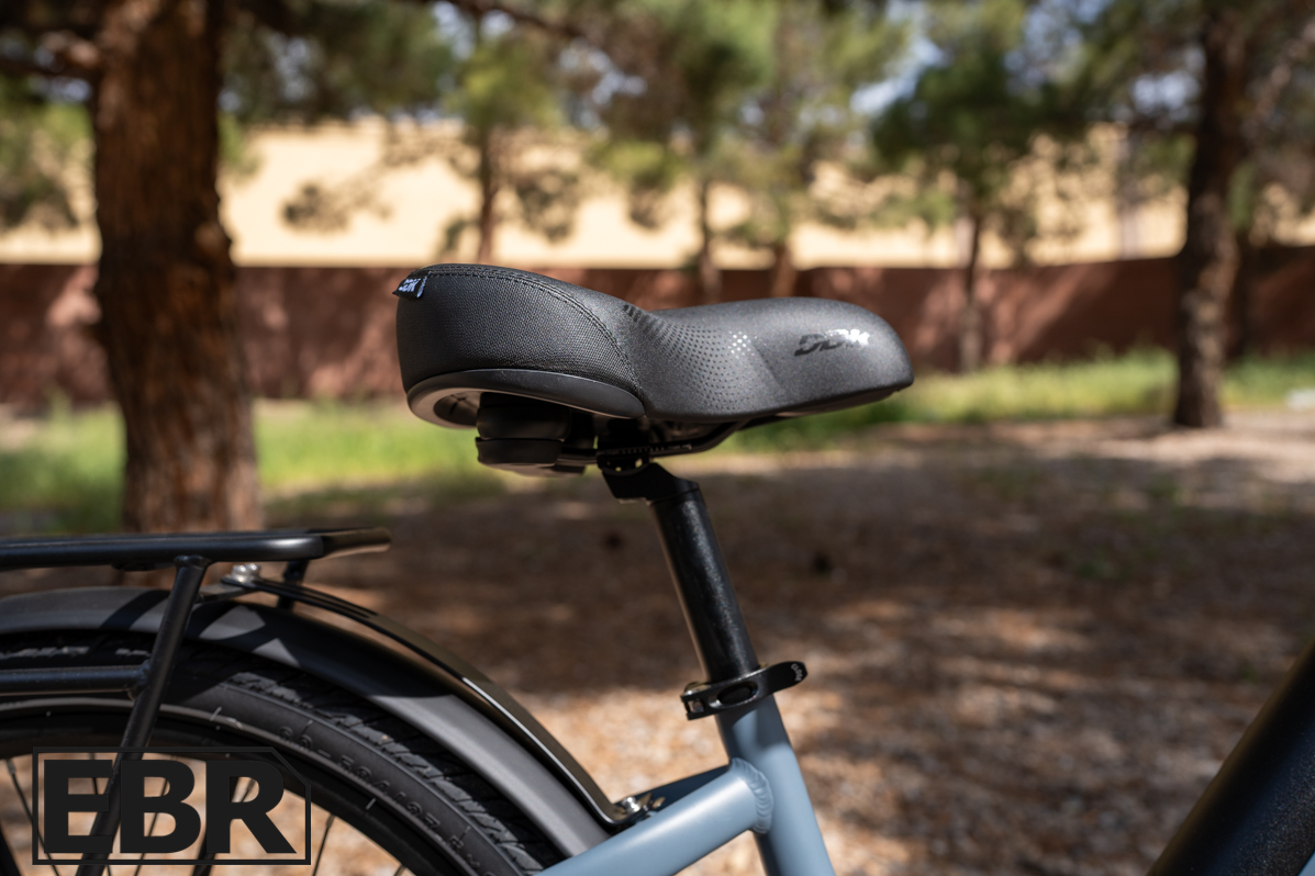 Puckipuppy Poodle electric bike saddle close-up view image 10