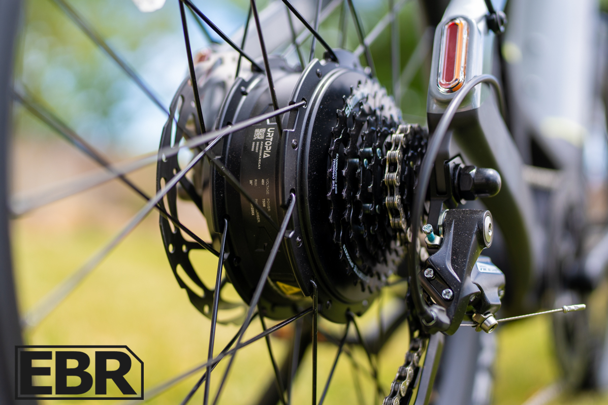 Urtopia Carbon Atom cassette gear cluster close-up detail shot
