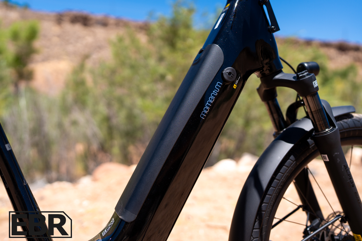 Momentum Vida E+ EX battery pack detail view