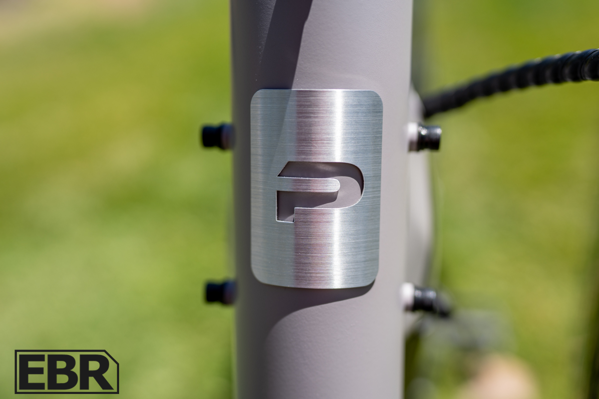 Pedego Ridge Rider 2 logo badge detail