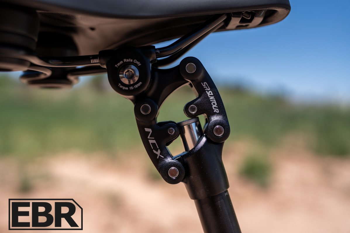 Euphree Stellar Falcon 2 saddle suspension system close-up detail