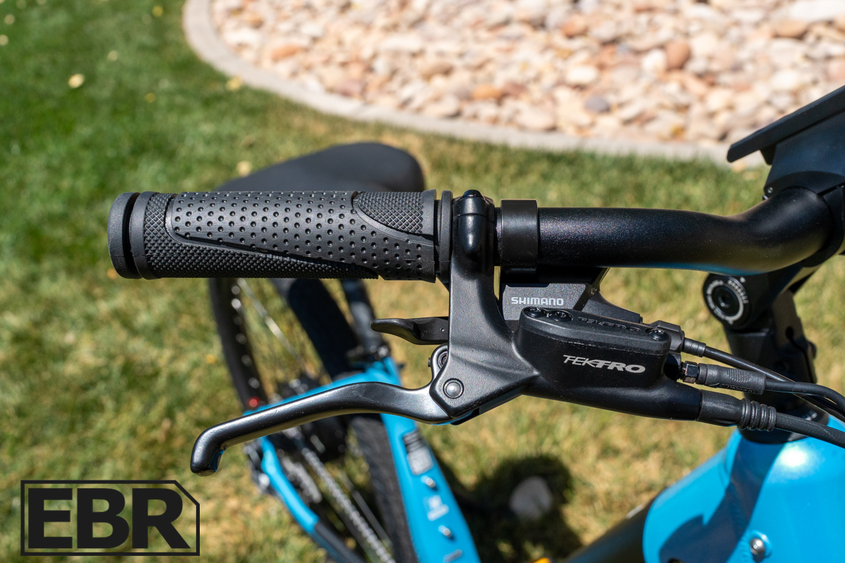 Troxus Trax Whim IQ right side handlebar and front view closeup detail