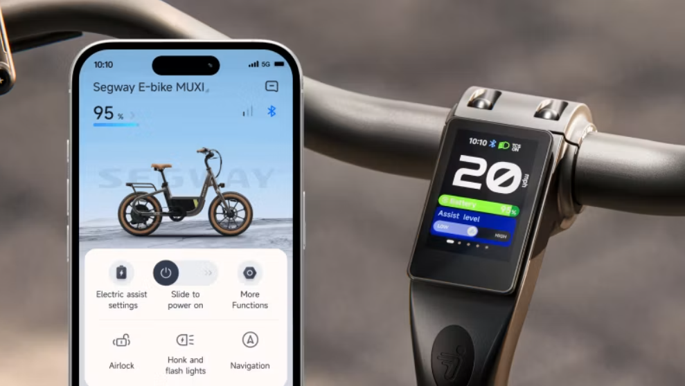 Segway Muxi cargo e-bike lightweight city commuter hero shot